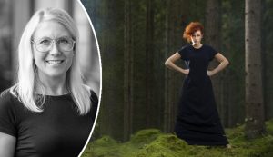 Anna Berglund, kkordinator för Skogens tyg på Smart Textiles